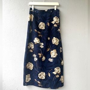 Scorpio | Floral Midi Wrap Skirt